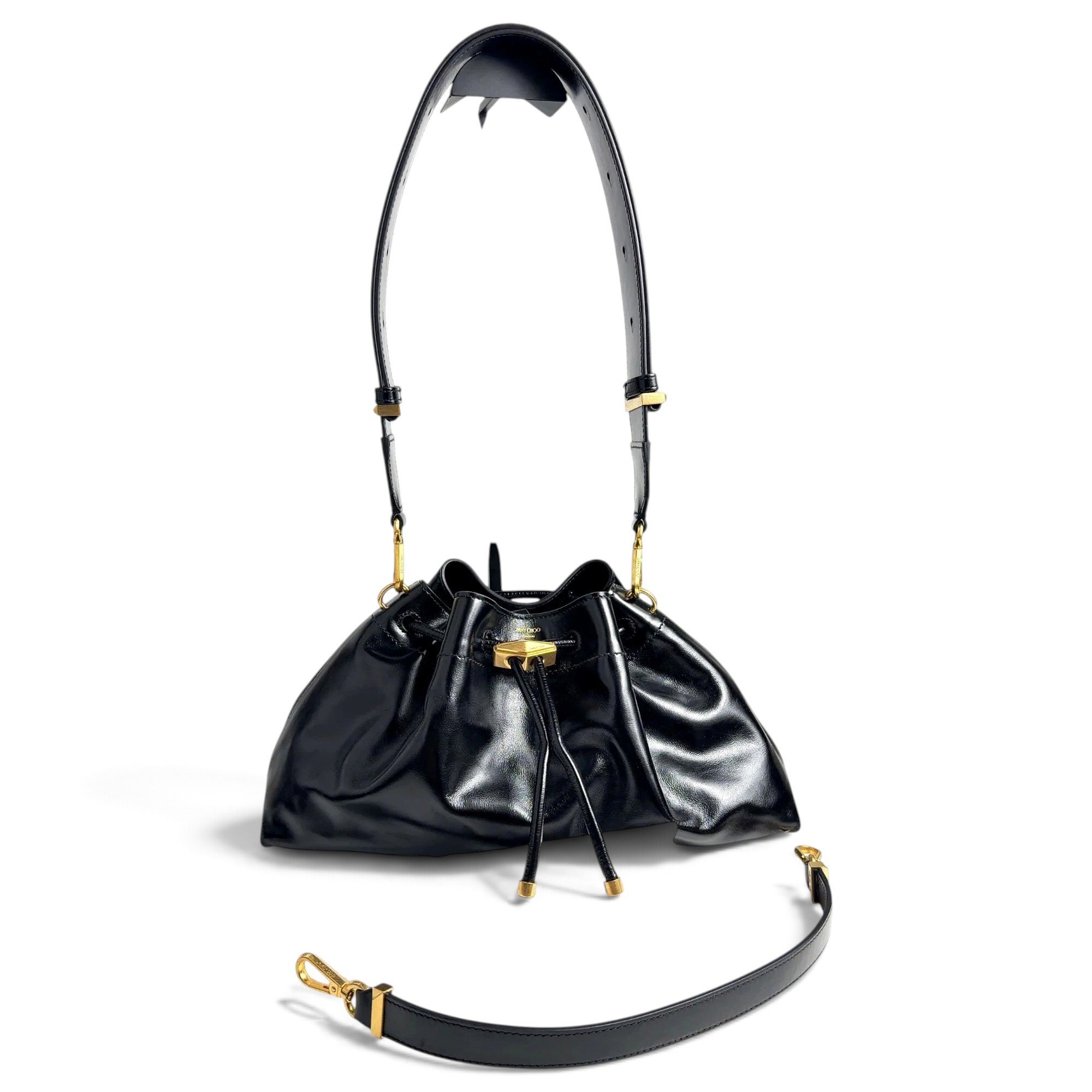 Cinch leather bag