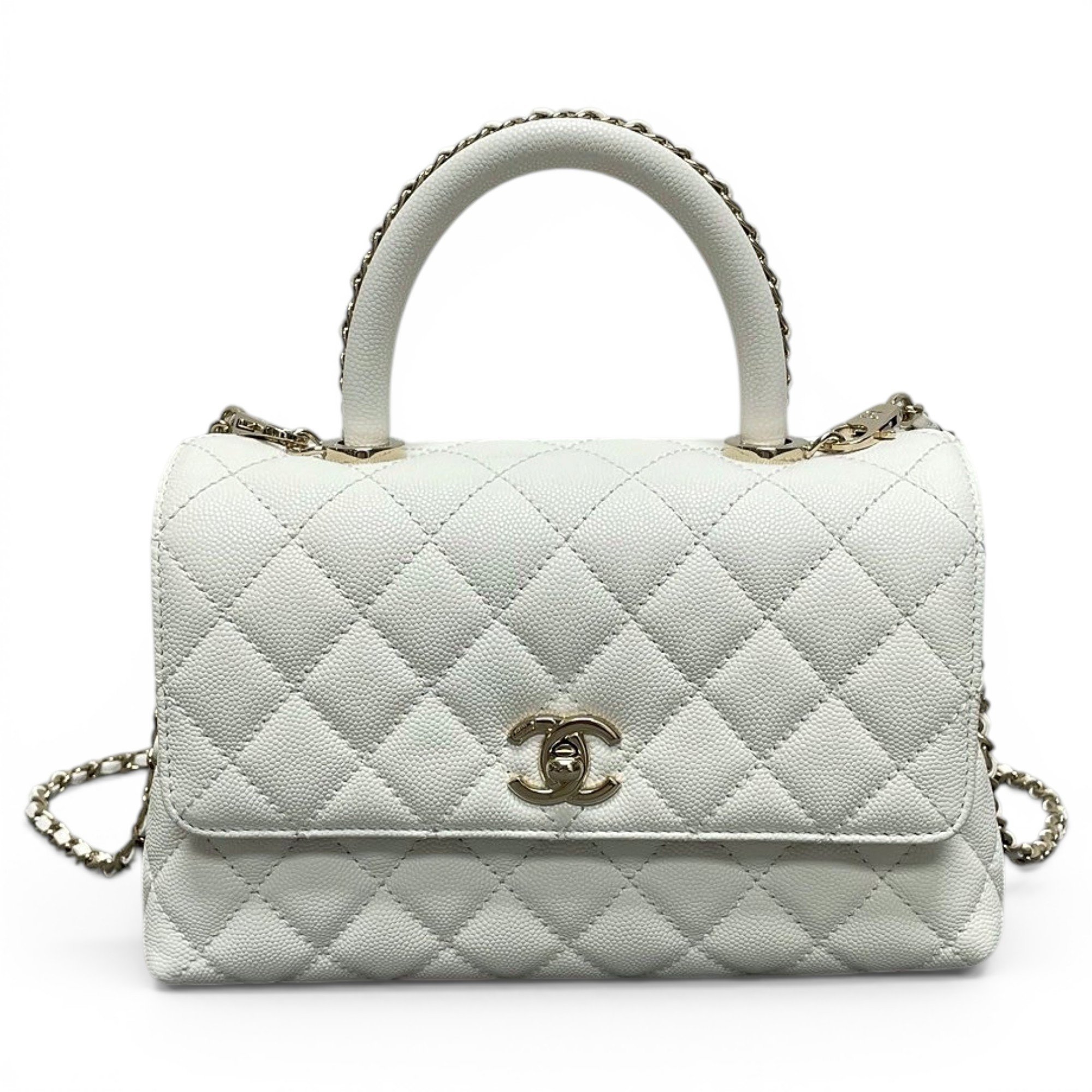 Coco Handle leather handbag