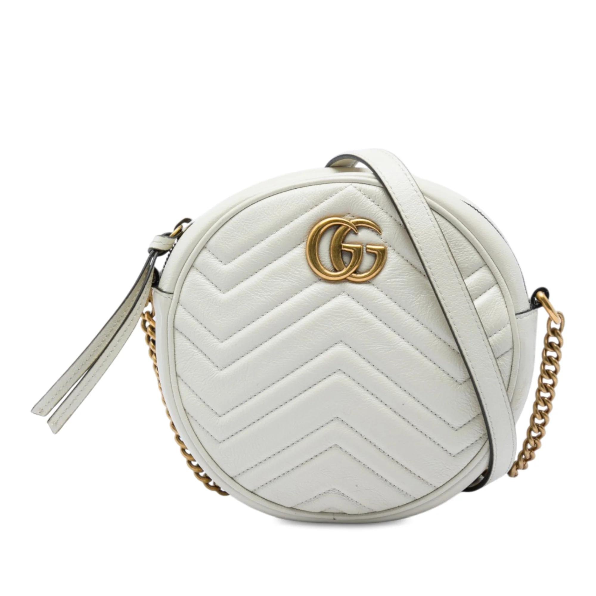 GG Marmont pony-style calfskin handbag