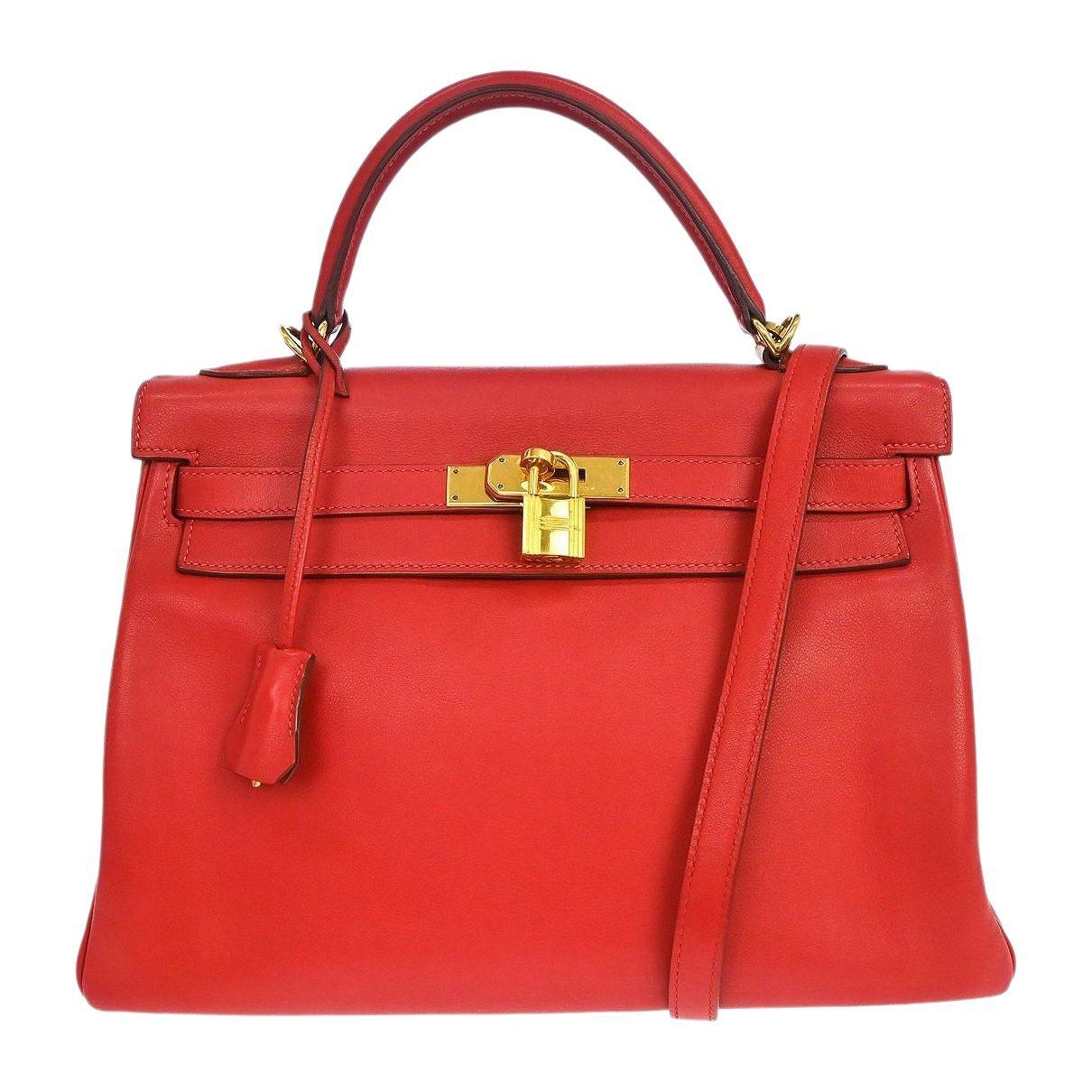 Kelly 32 leather handbag