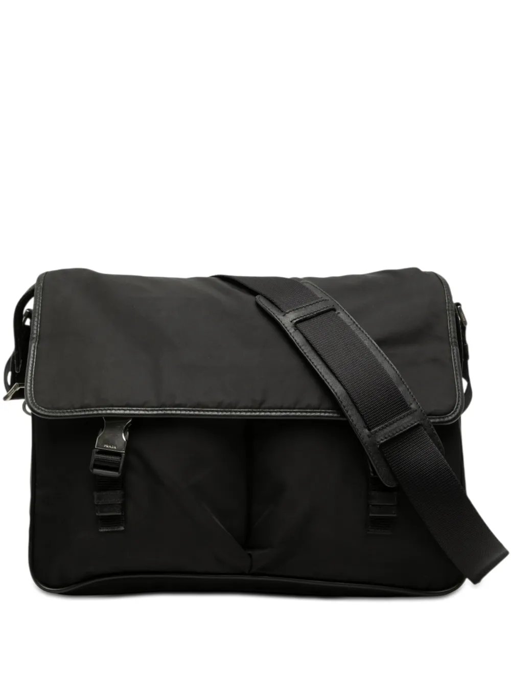 2000-2013 Tessuto Double Buckle Messenger Bag crossbody bag