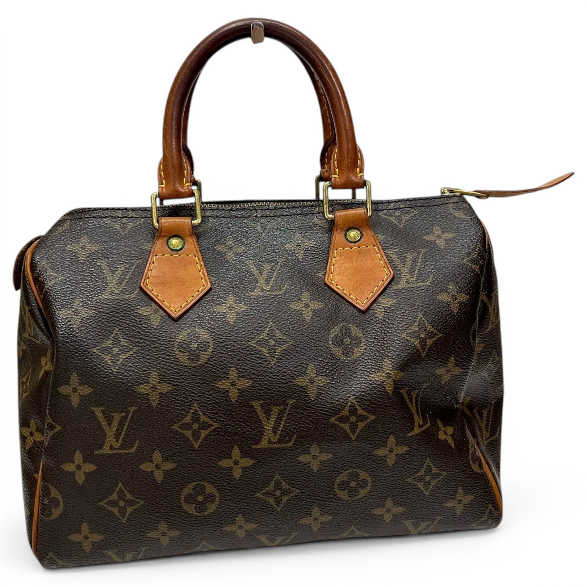 Speedy leather handbag