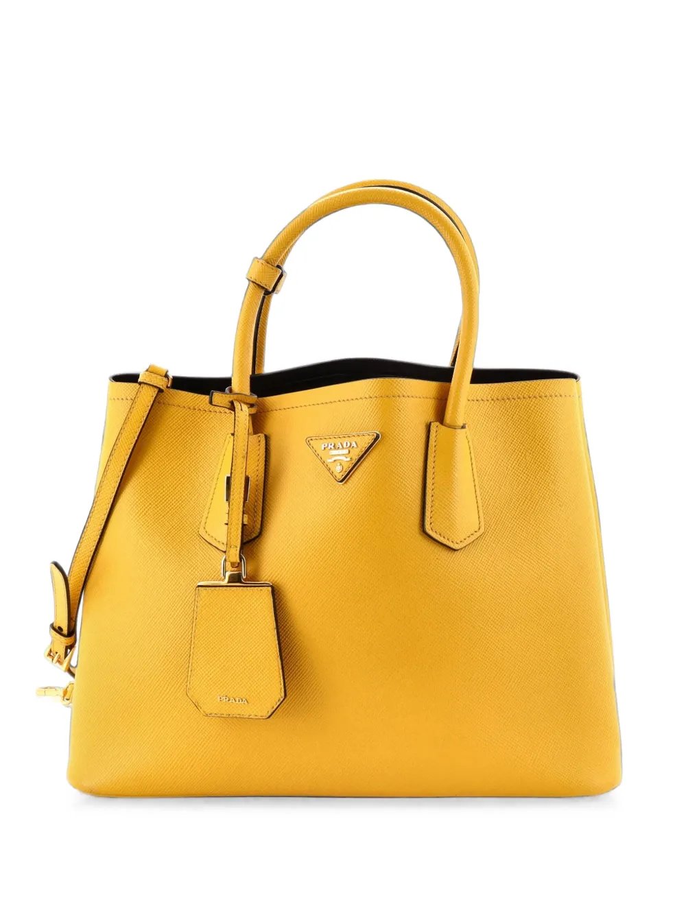 Cuir Double Saffiano Leather Medium tote bag