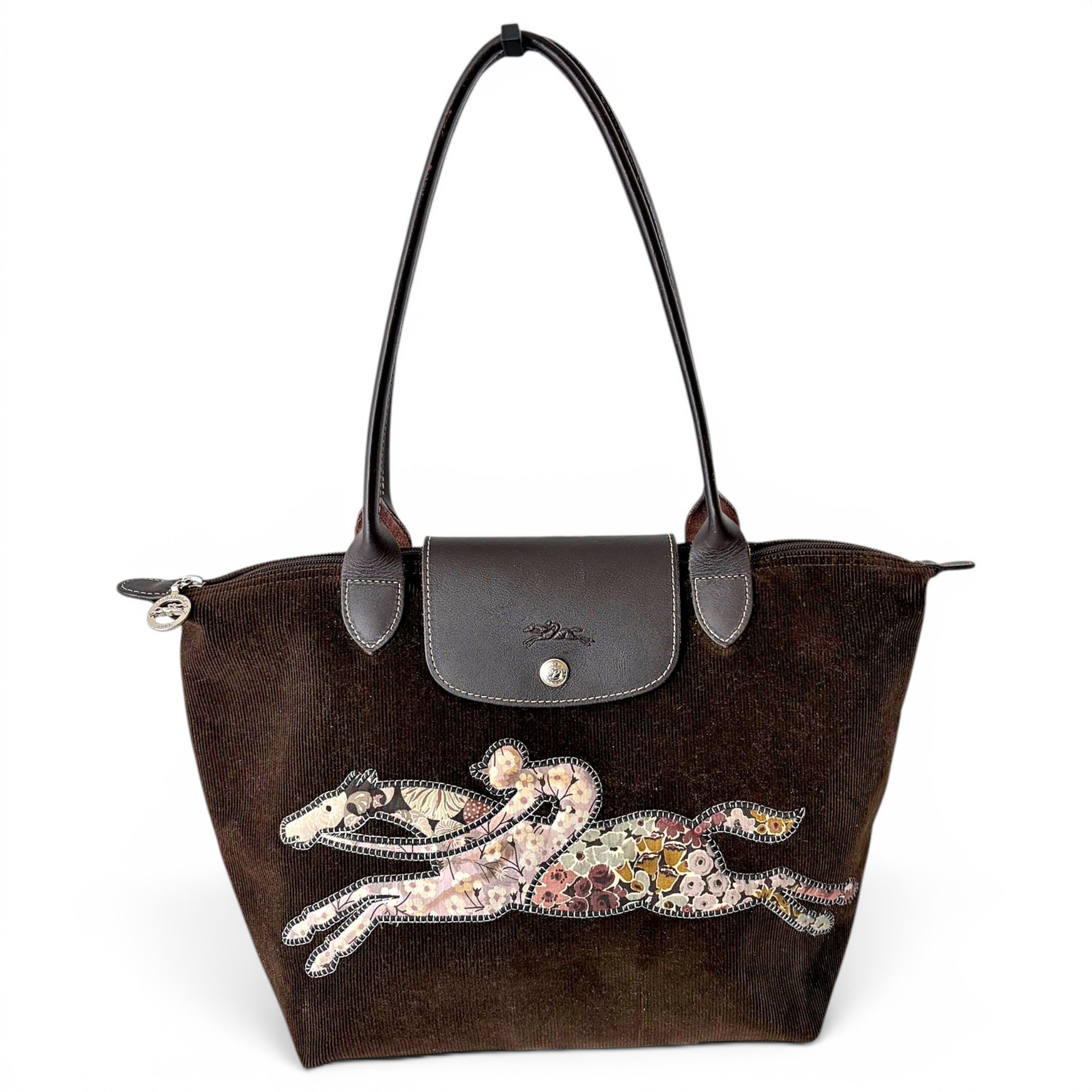 Velvet handbag