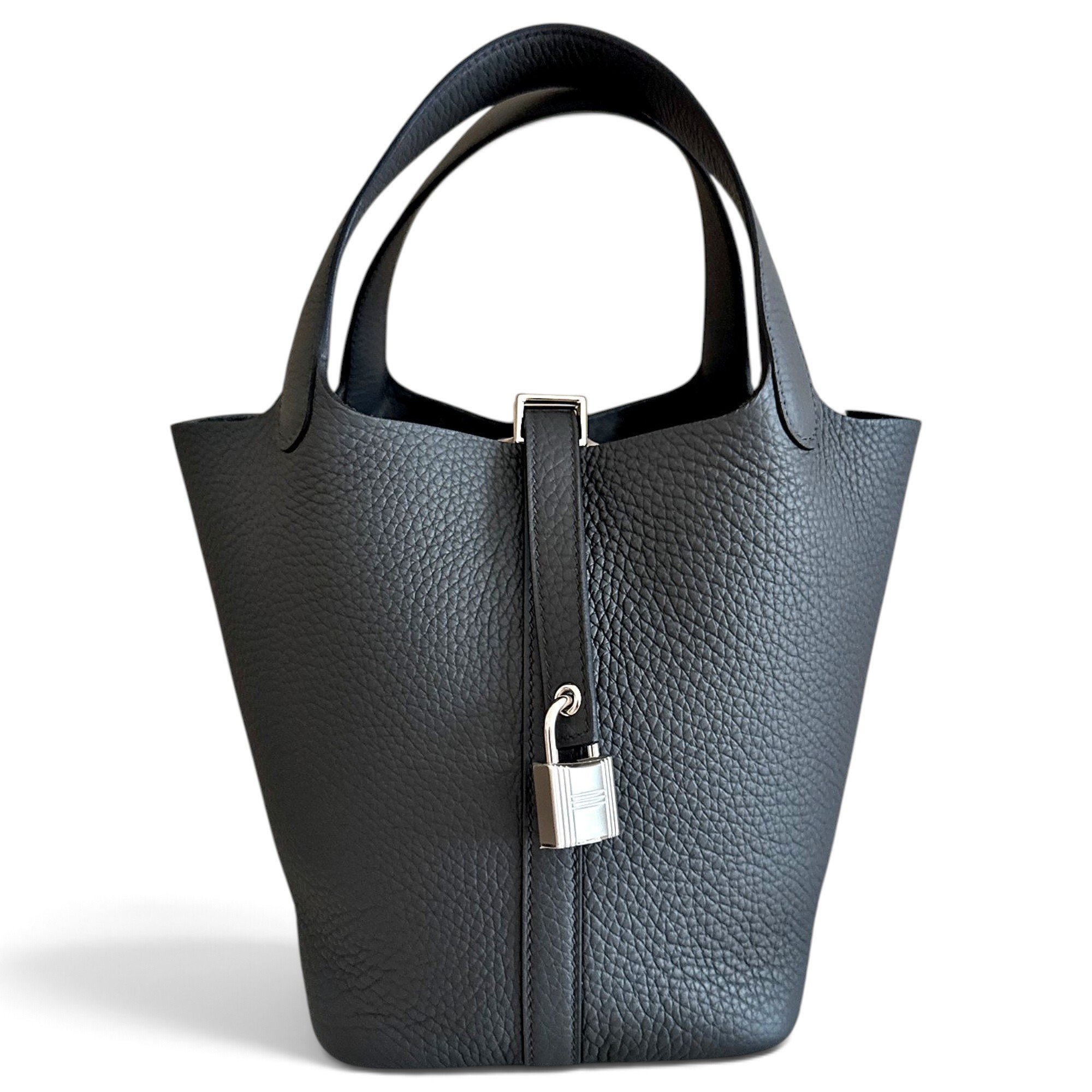 Picotin leather handbag