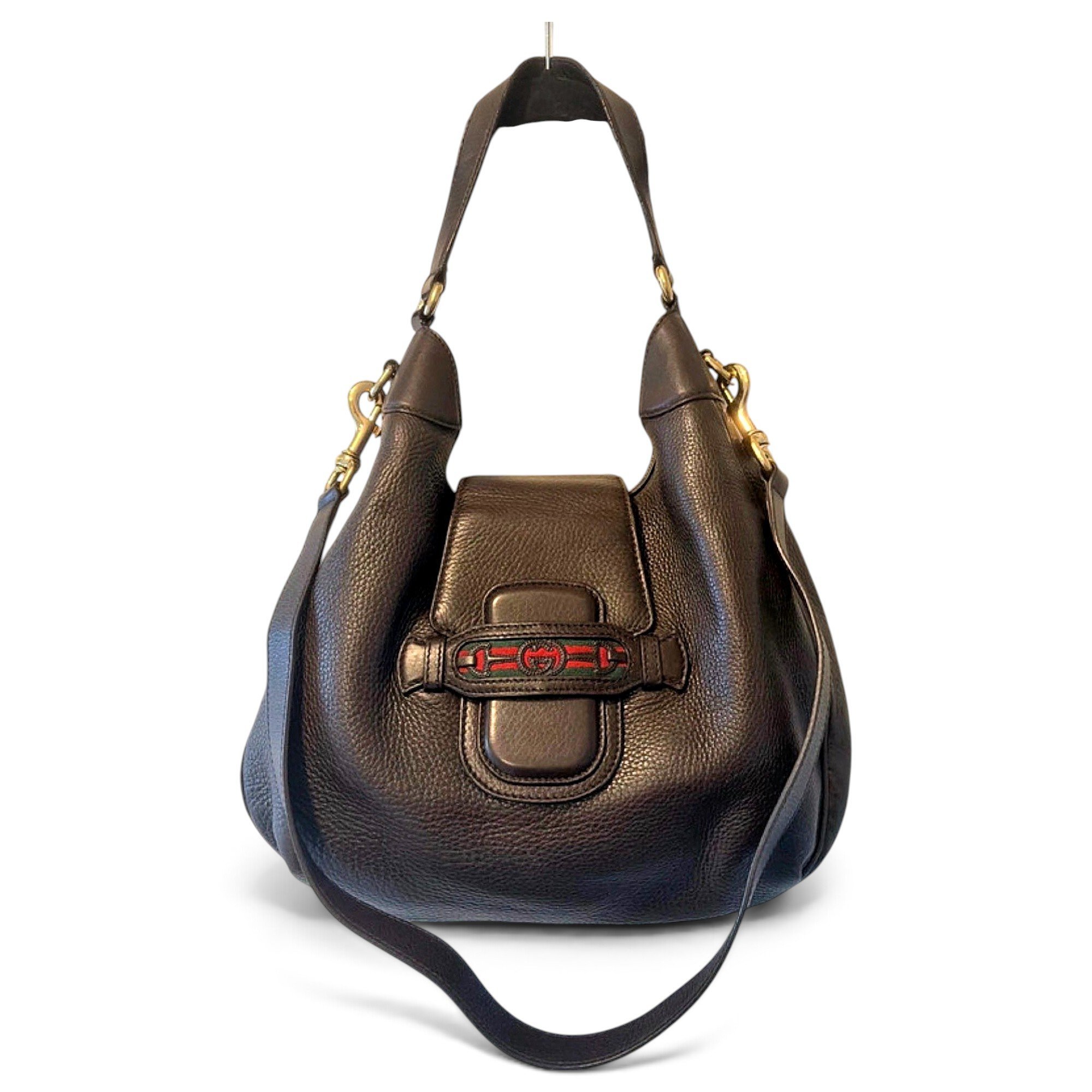 Hobo leather handbag