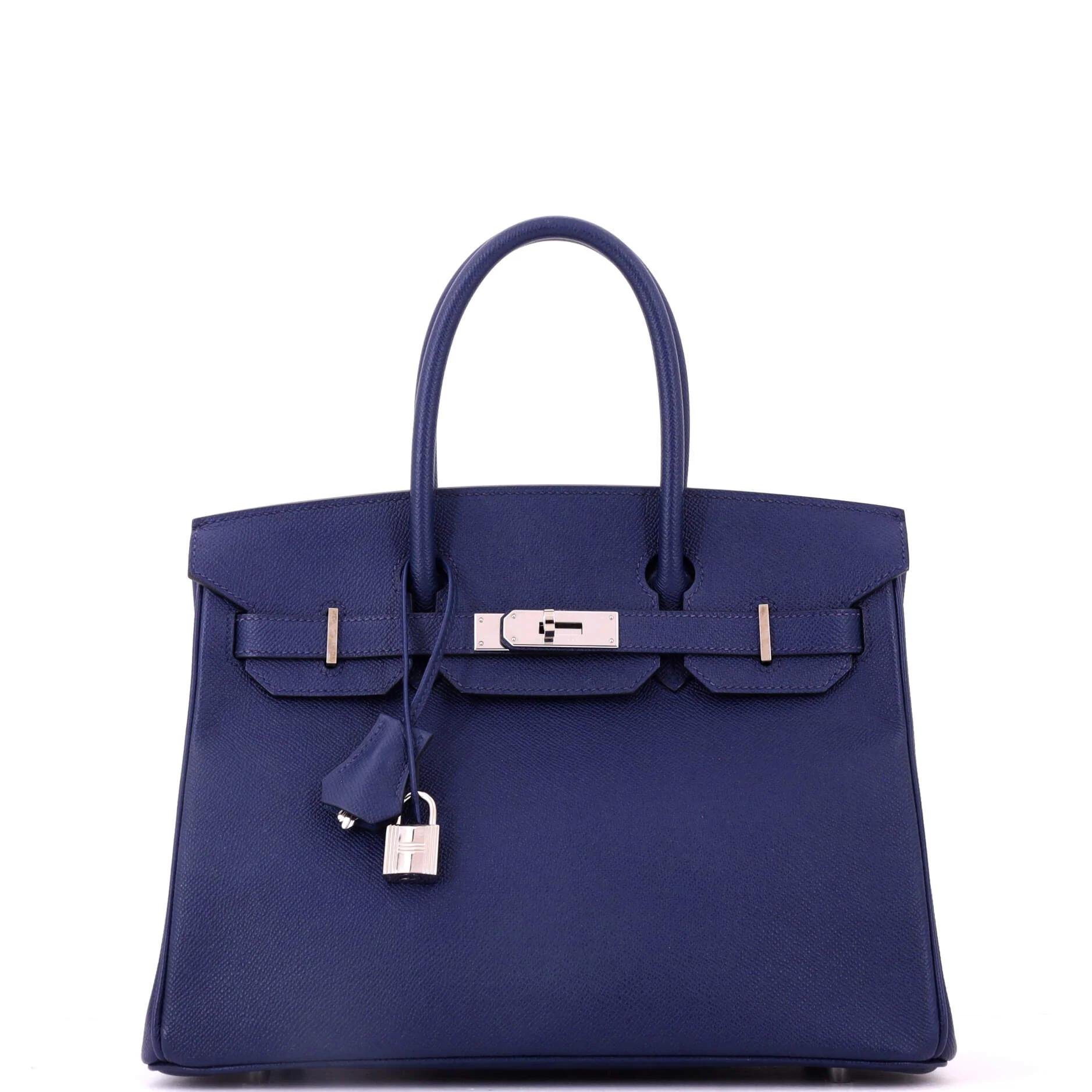 Birkin 30 leather handbag