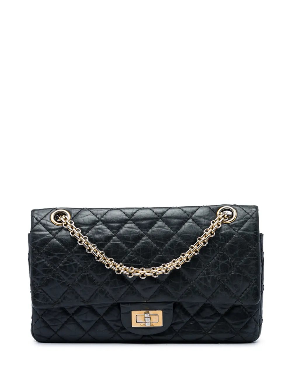 2011 Quilted Aged Calfskin Reissue 2.55 Double Flap 225 shoulder bag