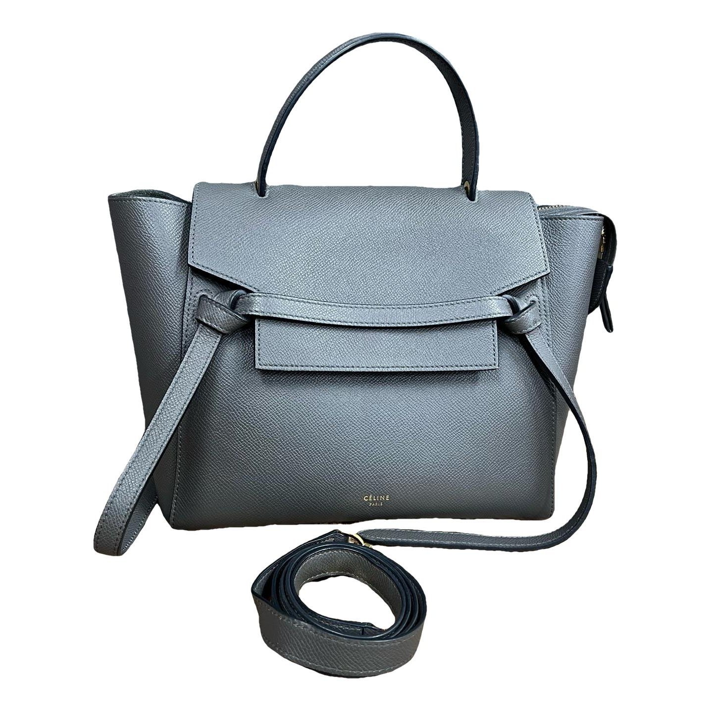 Belt leather handbag