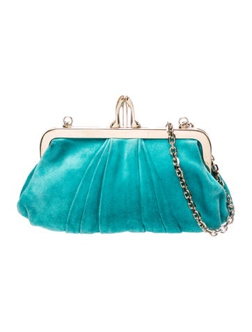 Christian Louboutin Suede Evening Bag