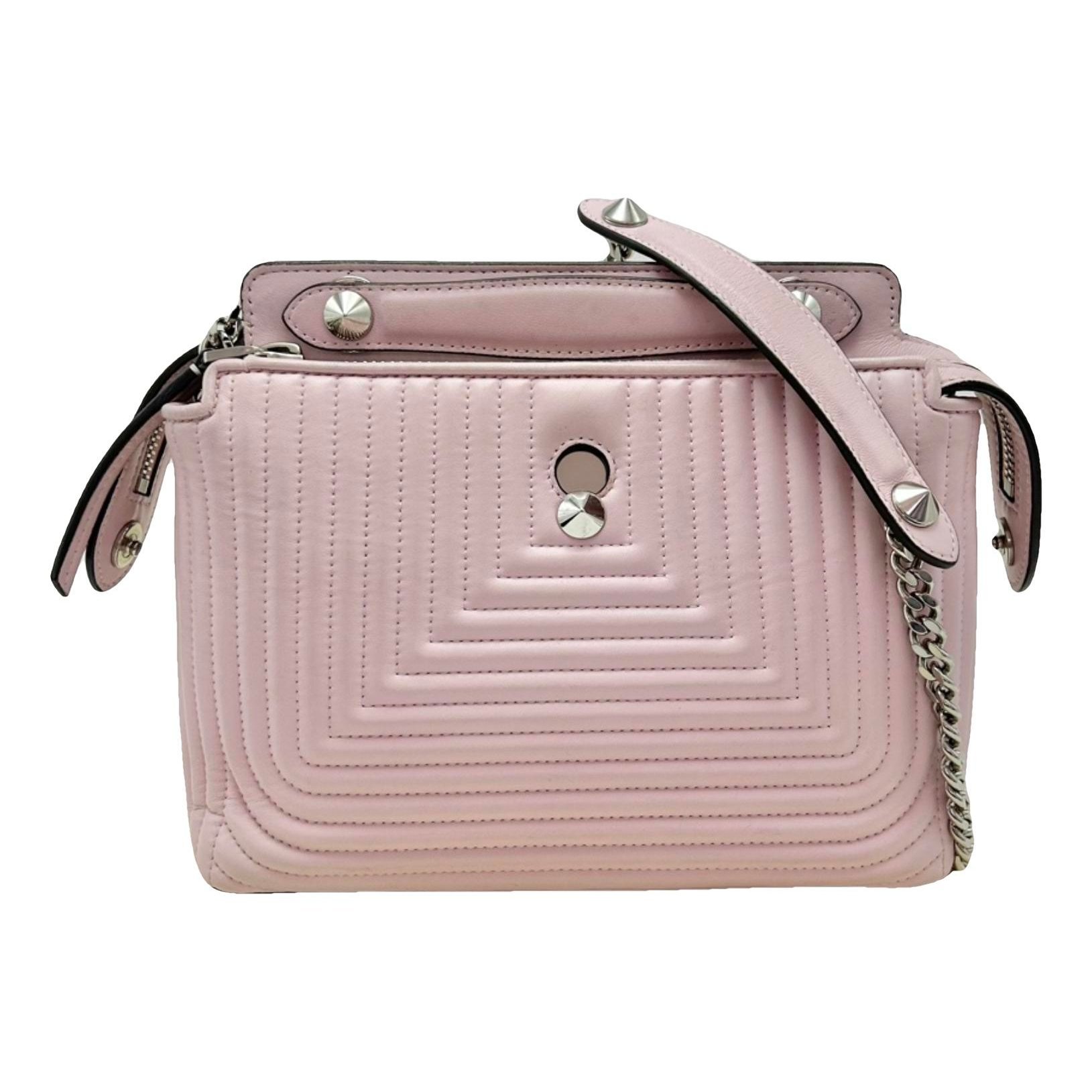 Dot Com leather handbag