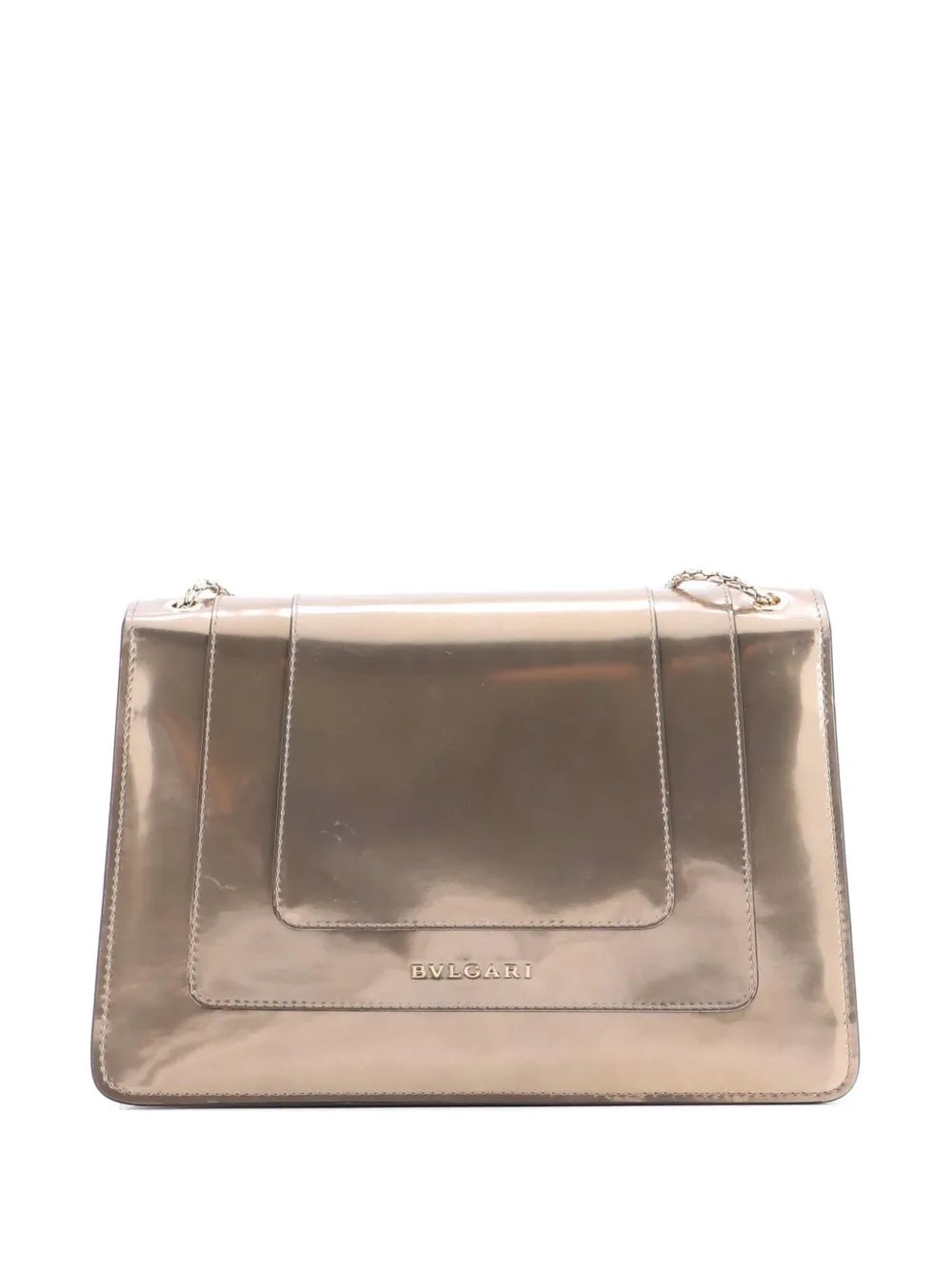 Serpenti Forever Metallic Leather Medium shoulder bag
