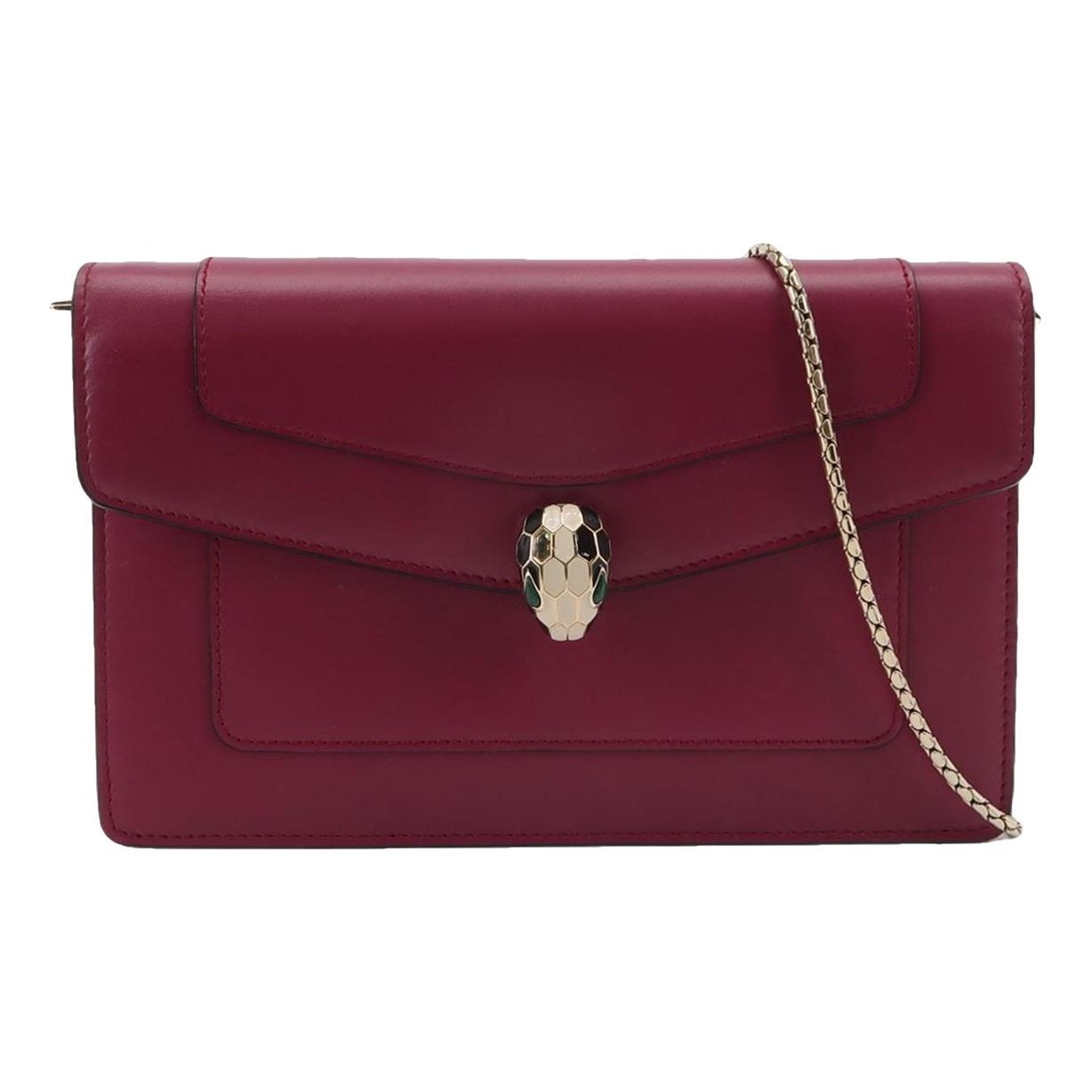 Serpenti leather handbag