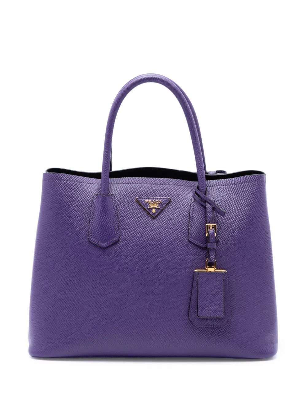 2010-2026 Medium Saffiano Cuir Double satchel
