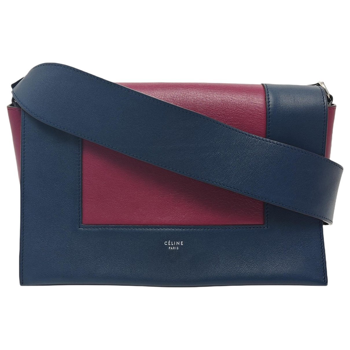 Frame leather crossbody bag