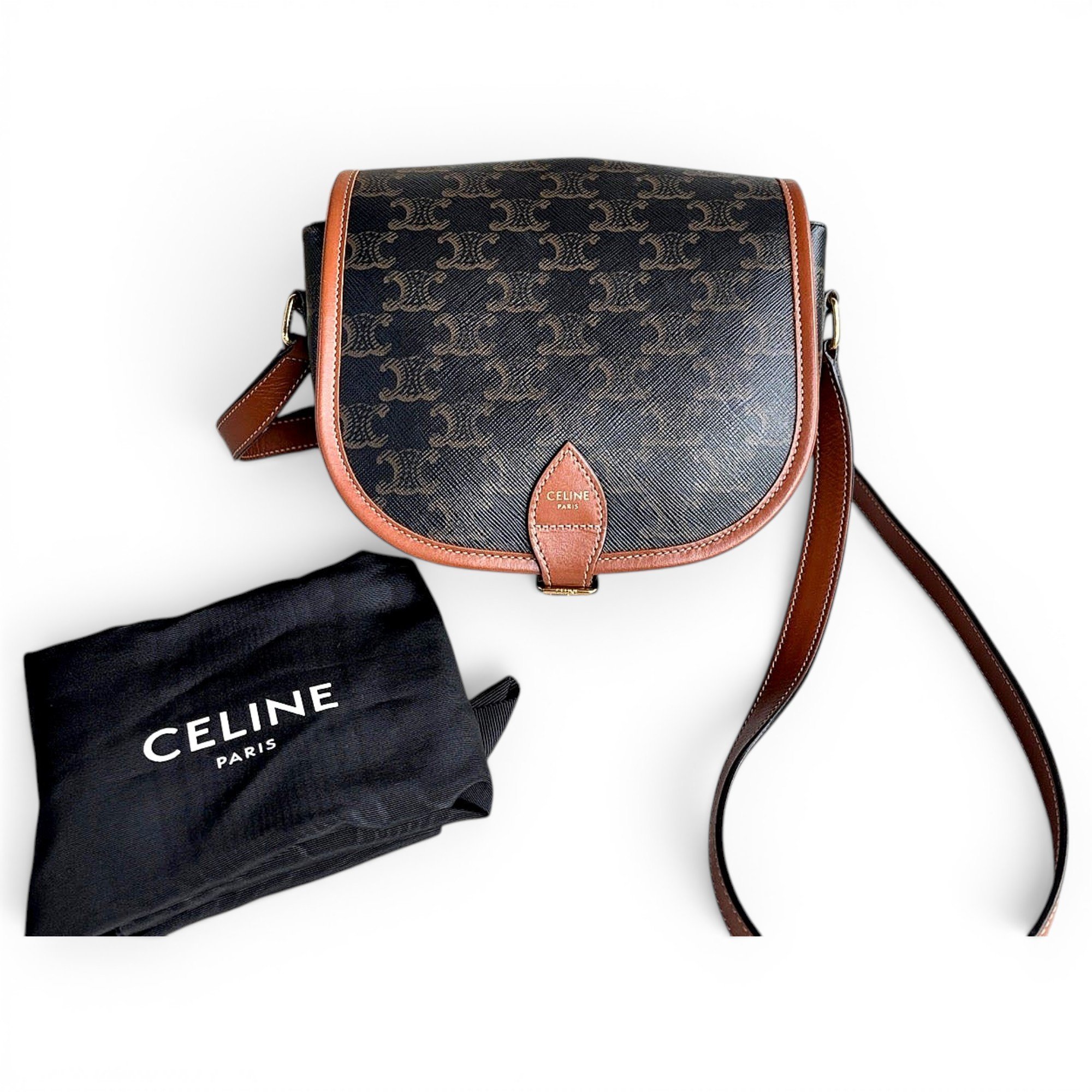 Folco leather crossbody bag