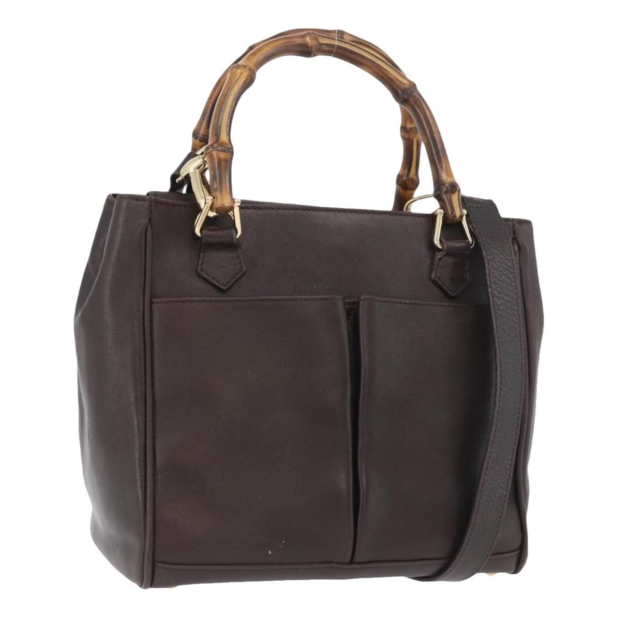 Gucci B leather handbag