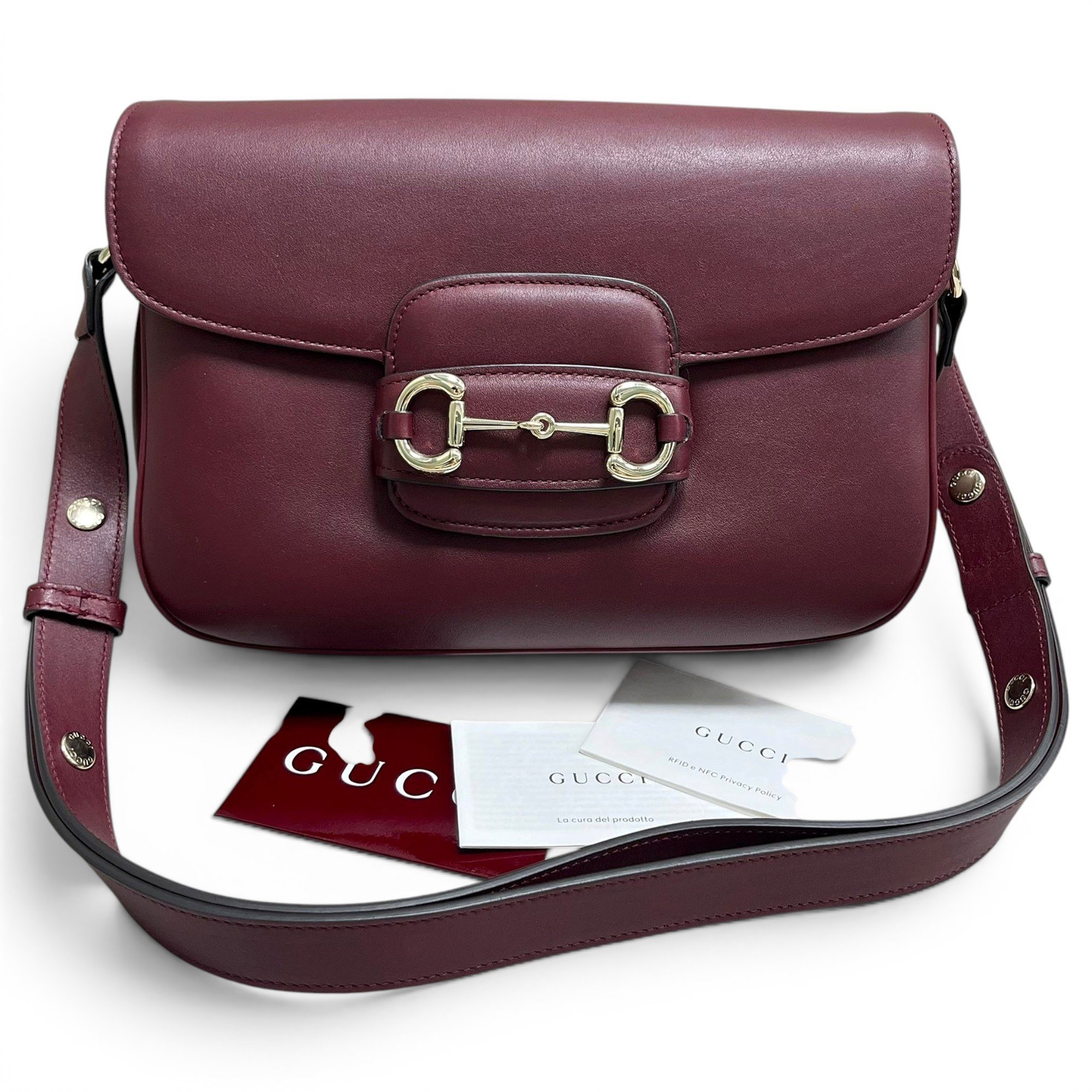 Horsebit 1955 leather handbag