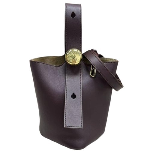 Pebble leather handbag