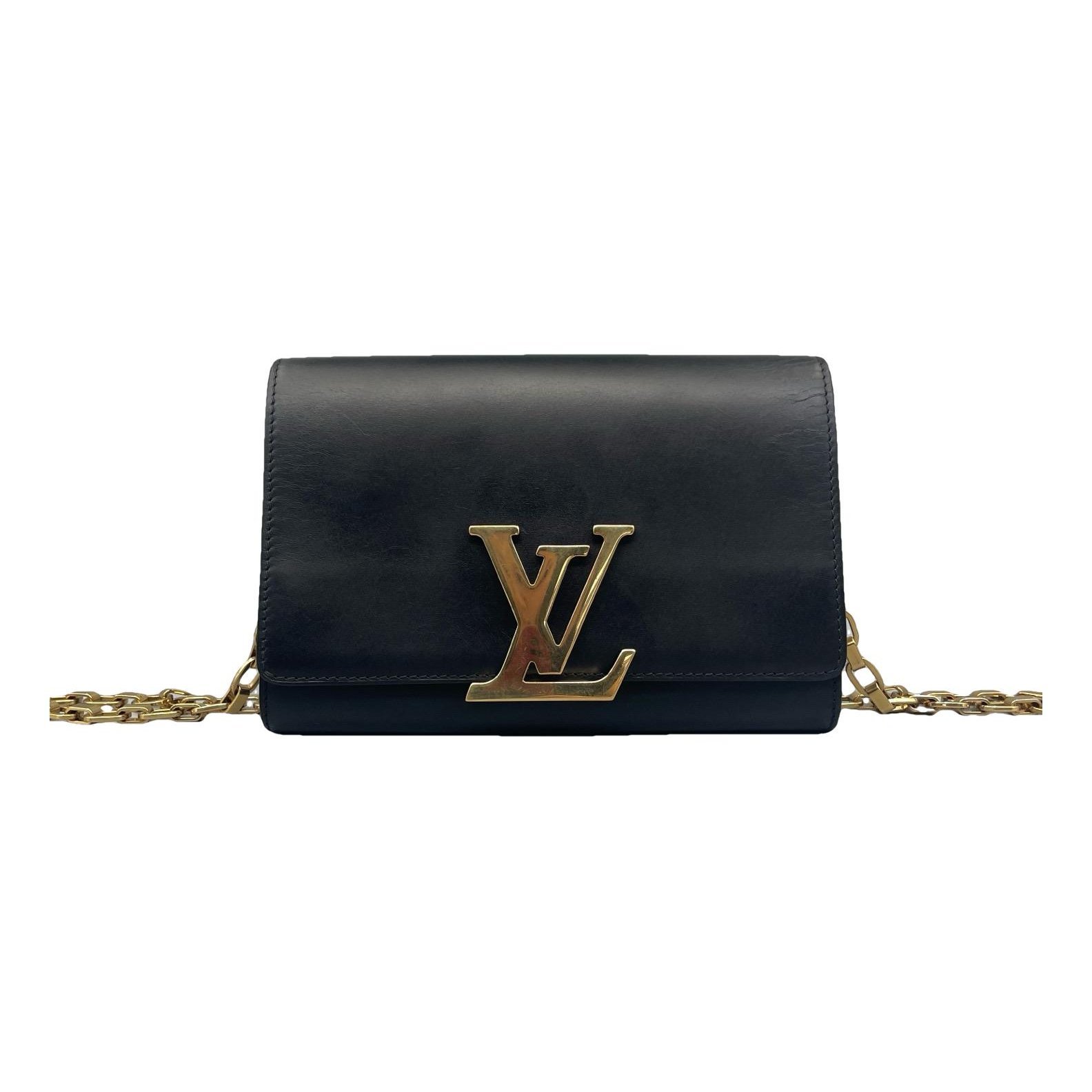 Twist Belt Wallet On Chain leather handbag