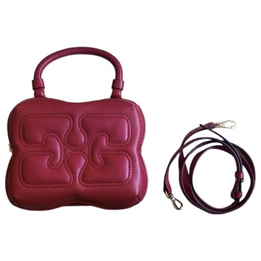 Butterfly leather handbag