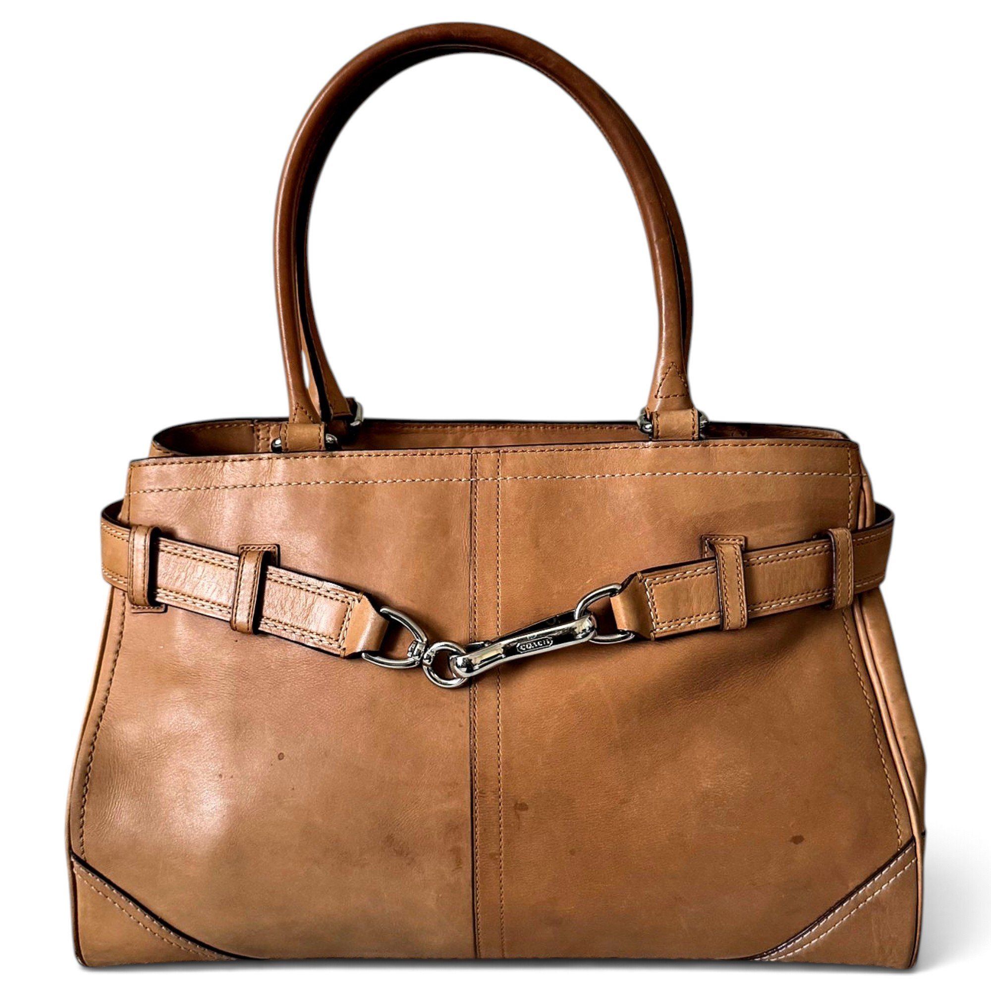 Leather handbag
