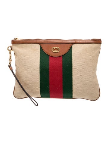 Web Canvas Interlocking G Web Clutch
