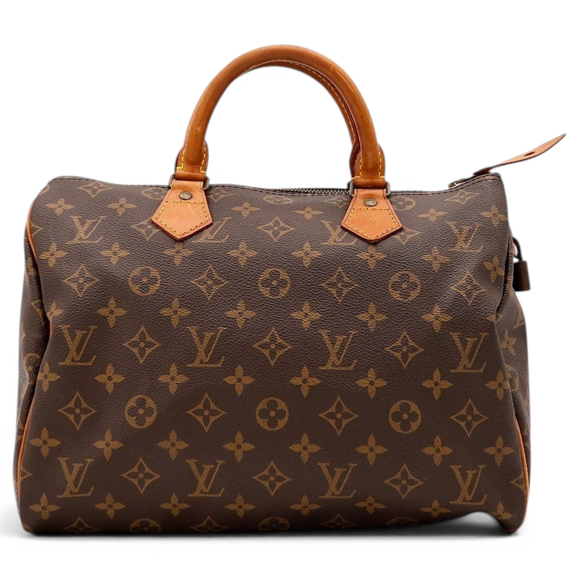 Speedy leather handbag
