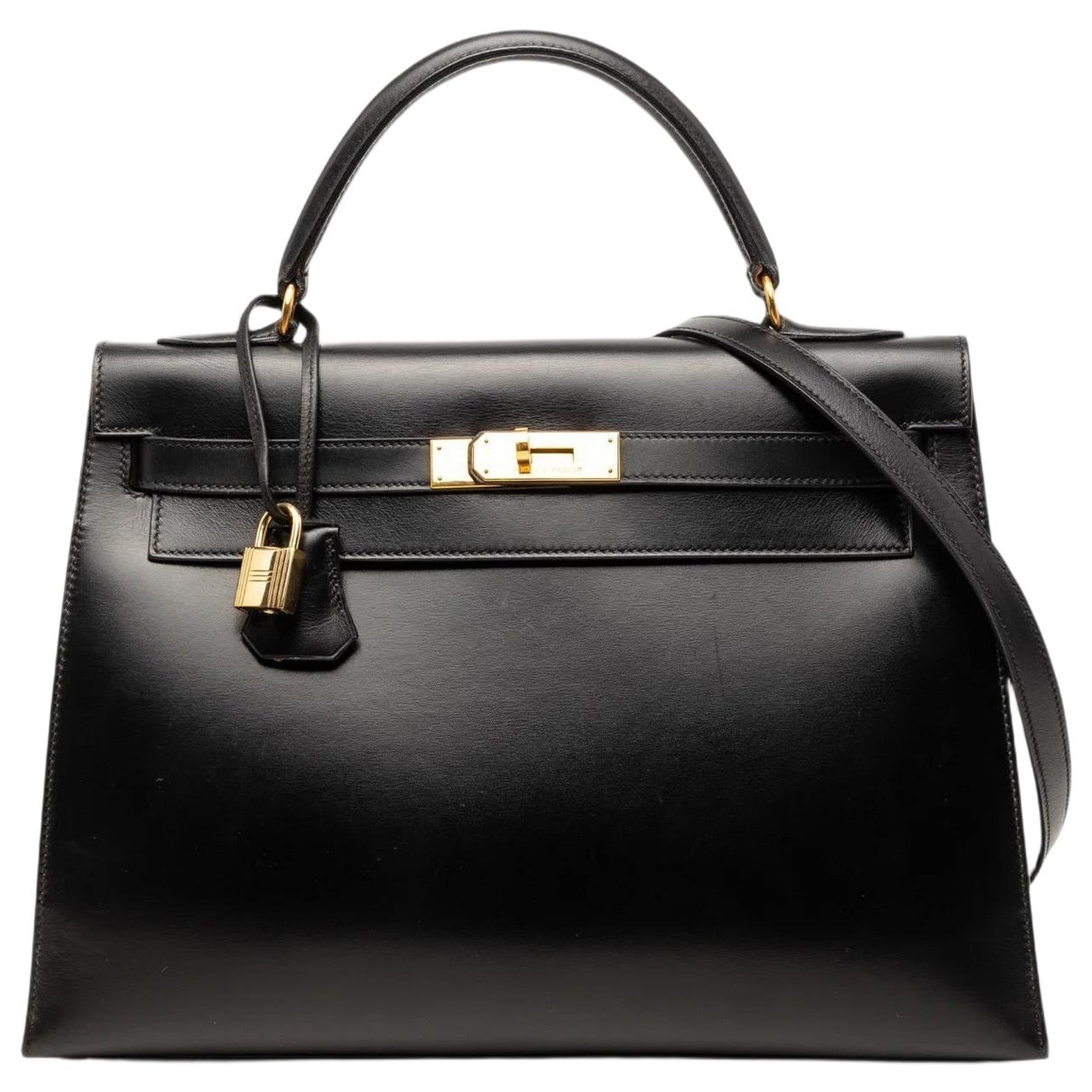 Hermes Kelly 32 Handbag Black