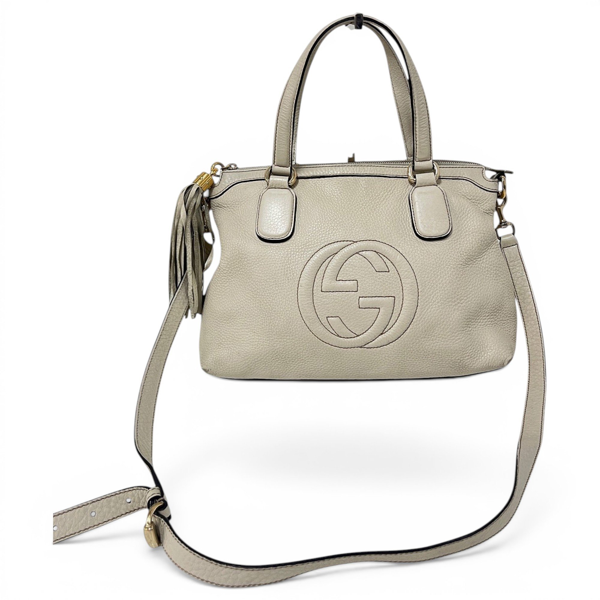 Leather handbag
