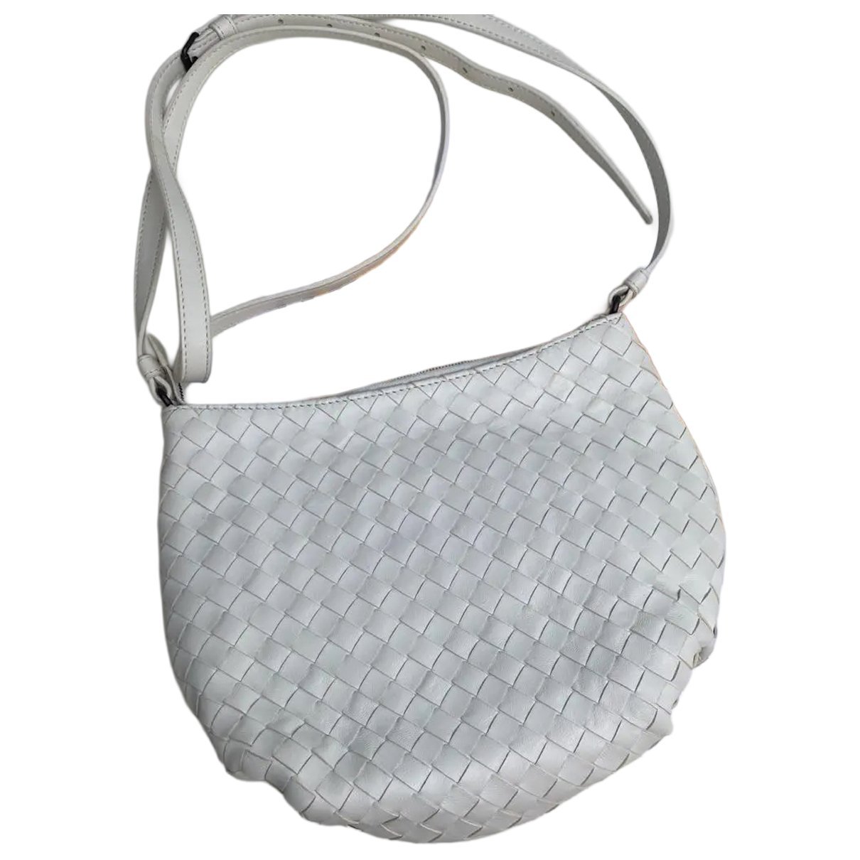 Bulb leather crossbody bag