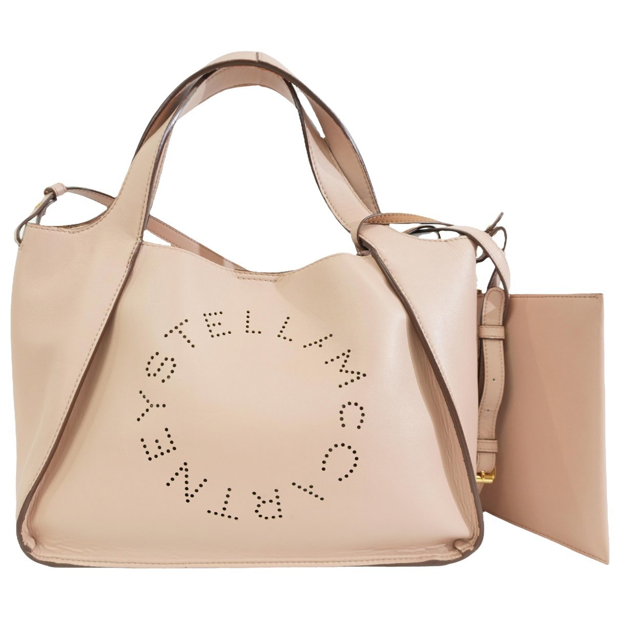 Stella McCartney Logo leather tote