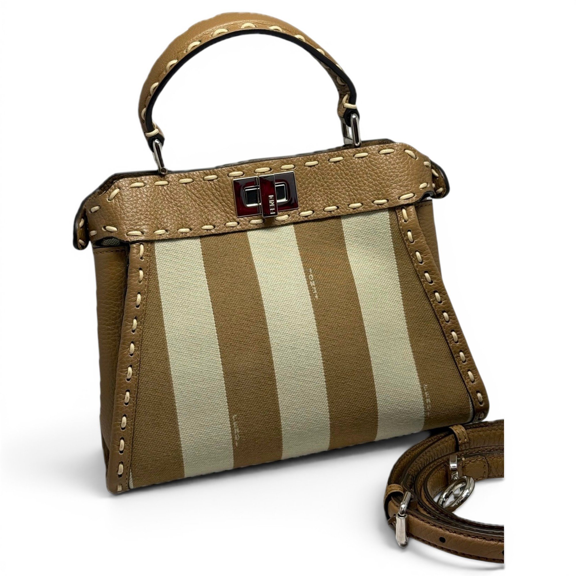Peekaboo X-Lite leather handbag