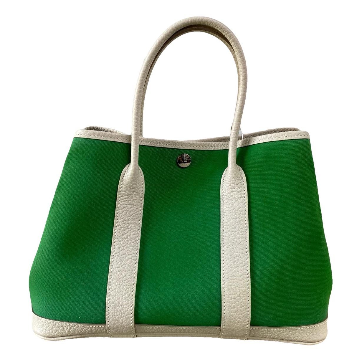 Hermes Garden Party Handbag White