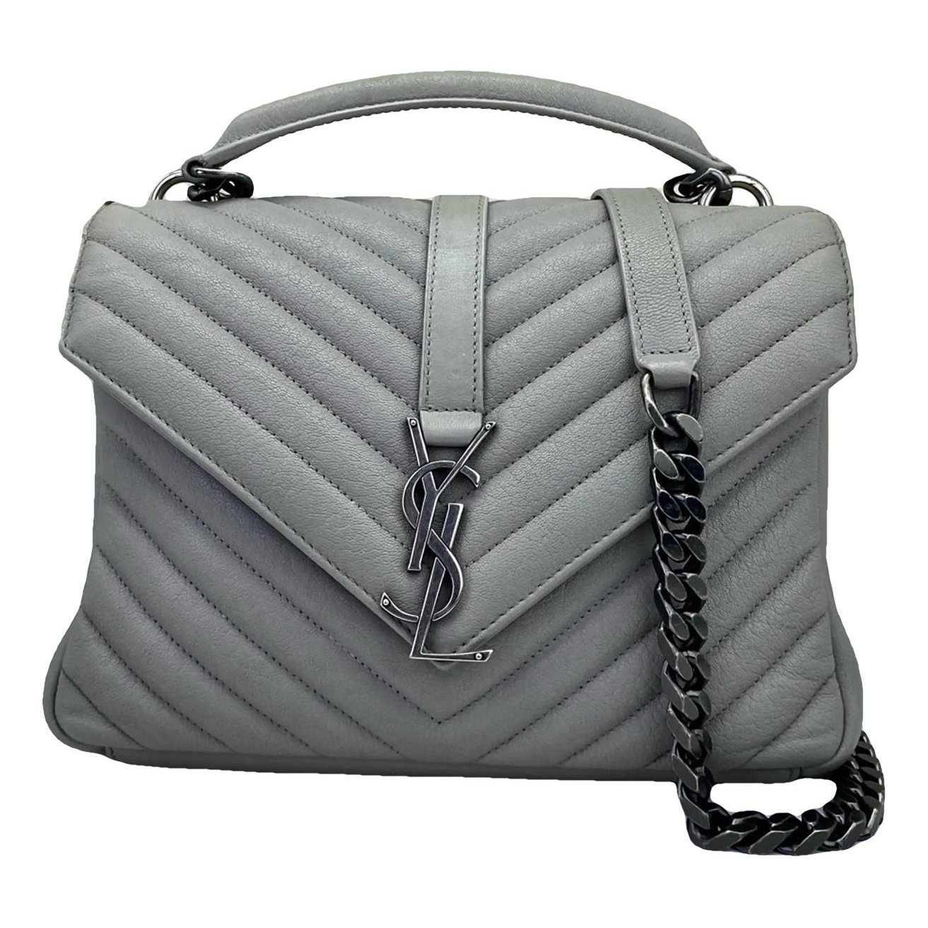 Collége monogramme leather handbag