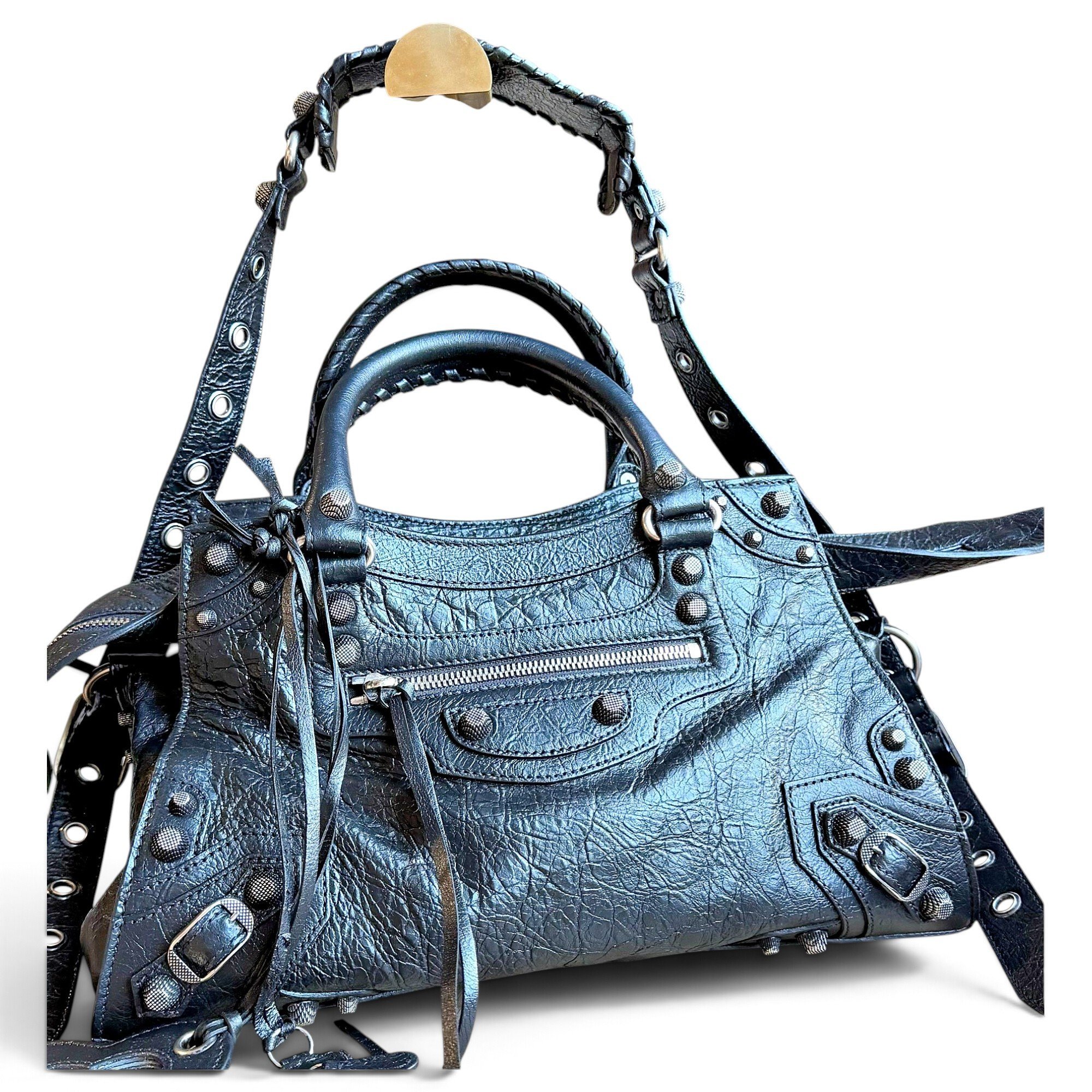 Neo Cagole City leather handbag