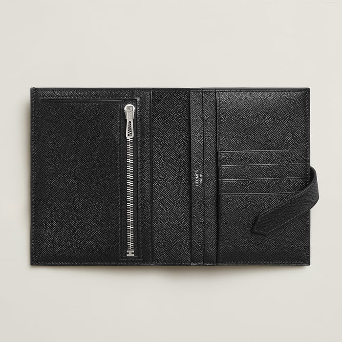 Noir Bearn Compact Monochrome Wallet