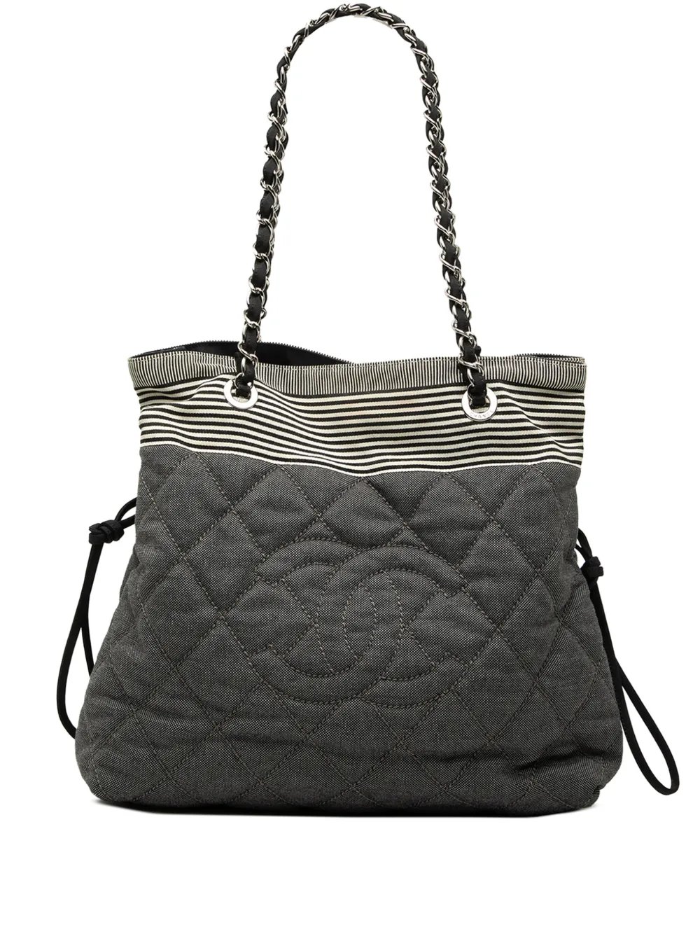 2009-2010 CC Quilted Denim Bonbon tote bag