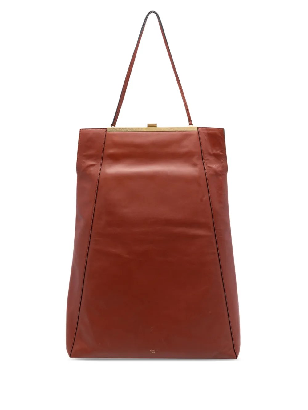 2017 Leather Tall Clasp Cabas tote bag