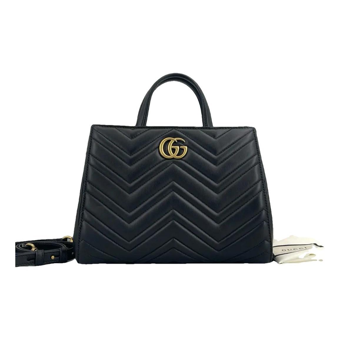 GG Marmont Shopping leather crossbody bag