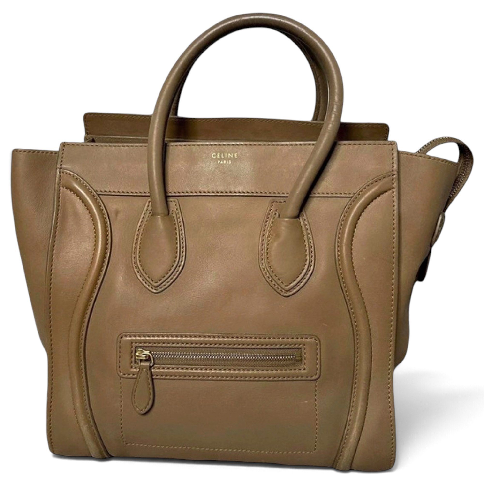 Luggage leather handbag