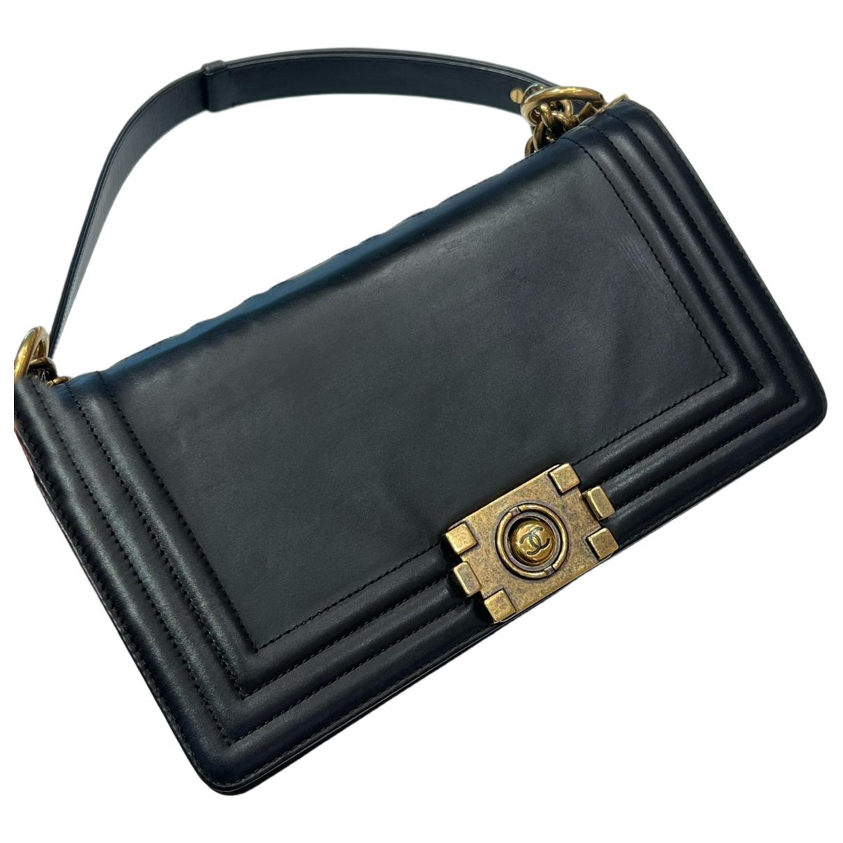 Boy leather crossbody bag