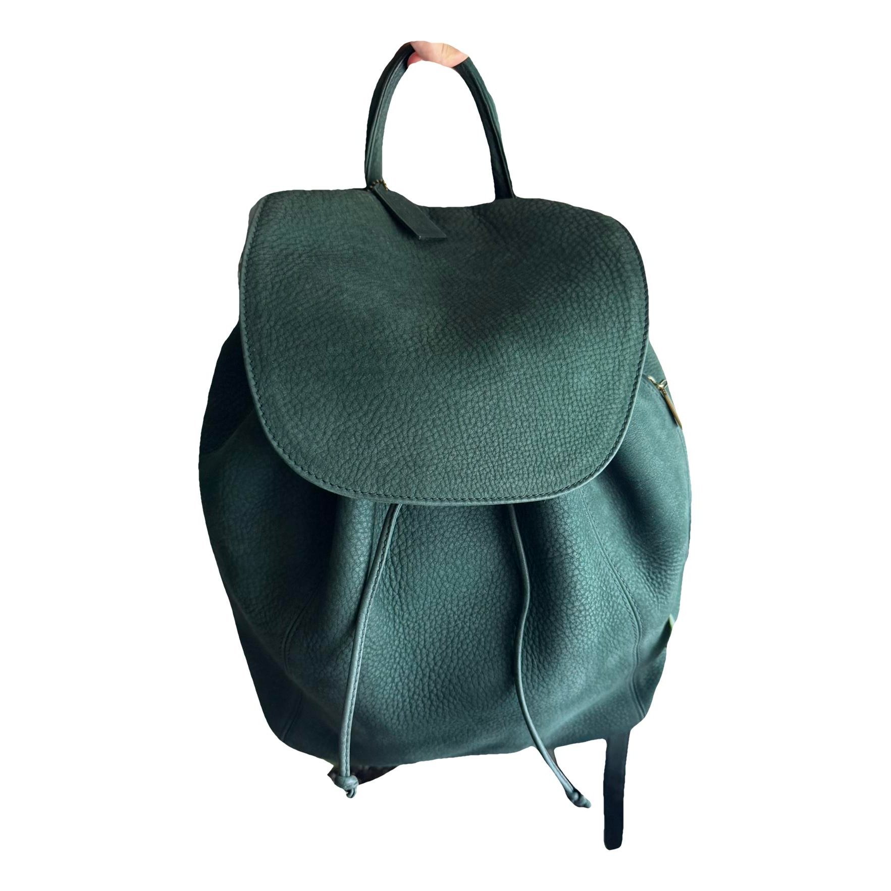 Leather backpack