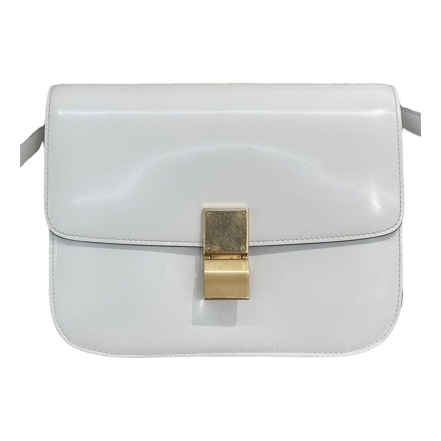 Classic leather crossbody bag