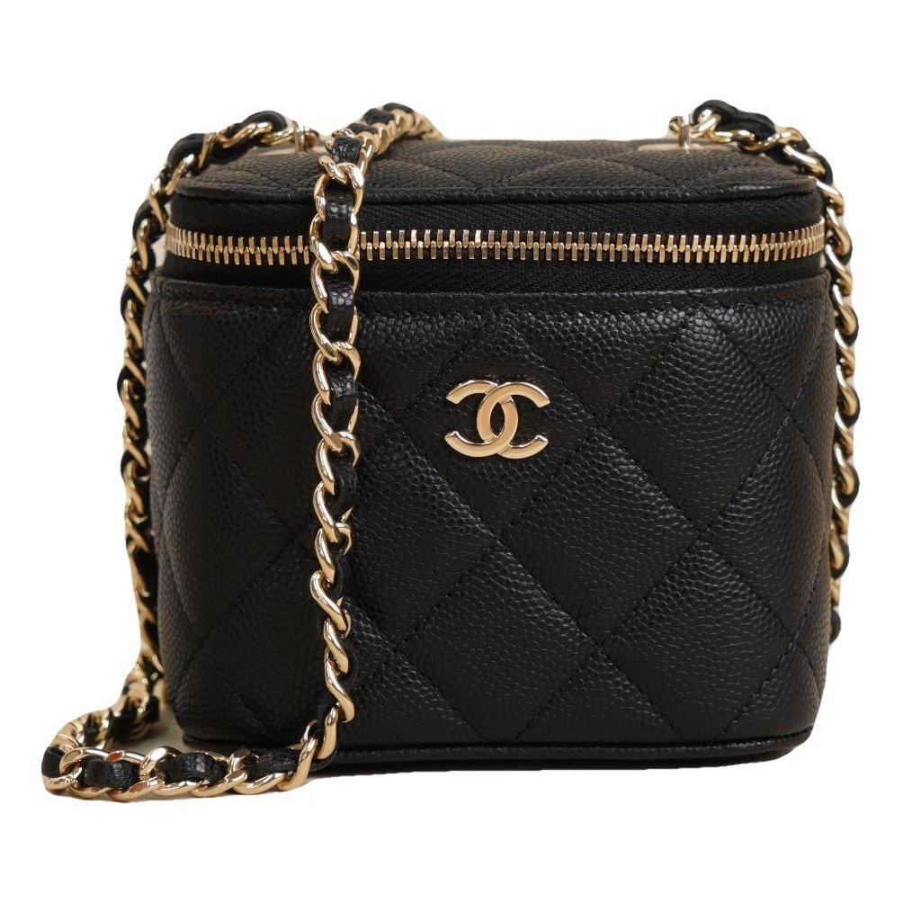 Trendy CC Vanity leather handbag