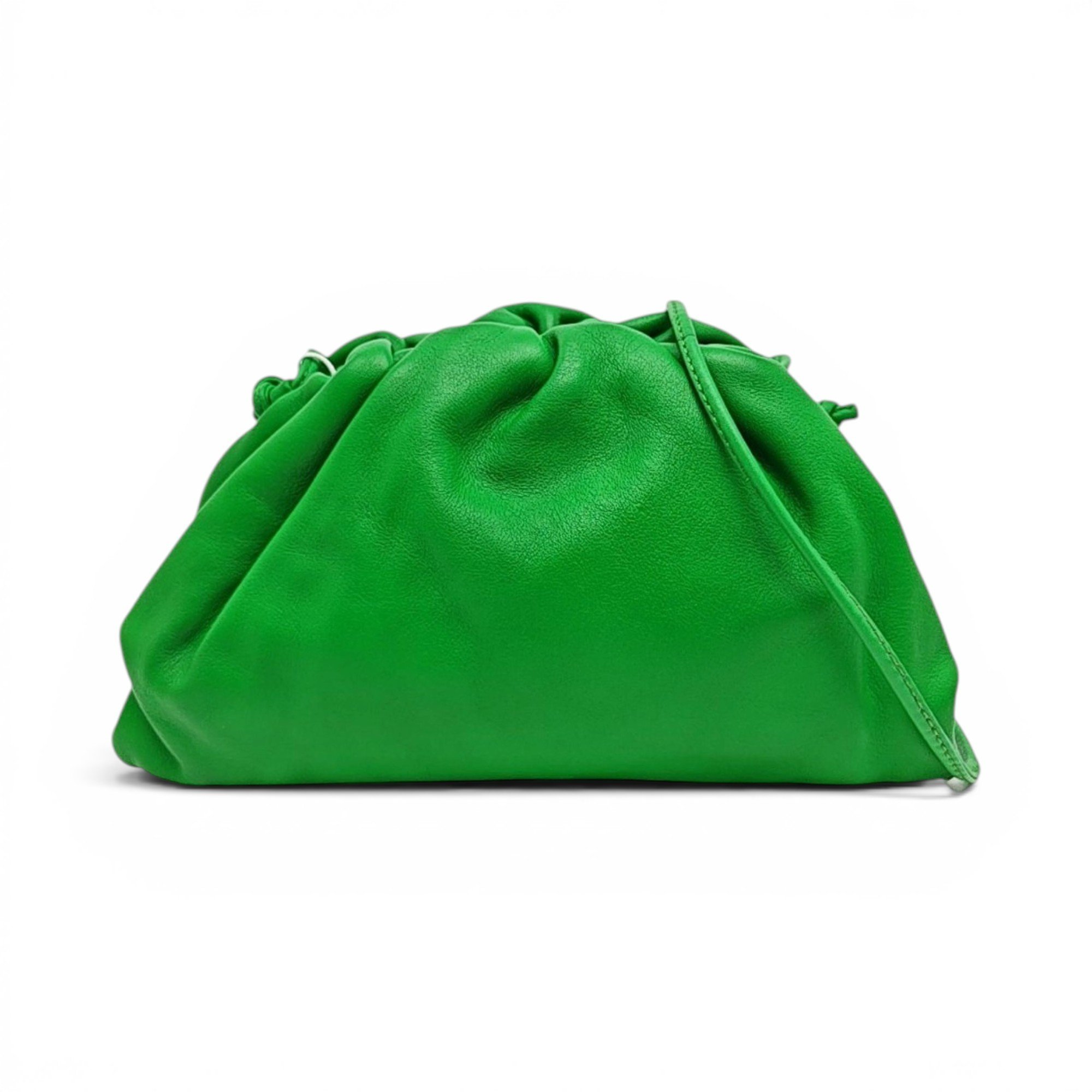 Pouch leather handbag