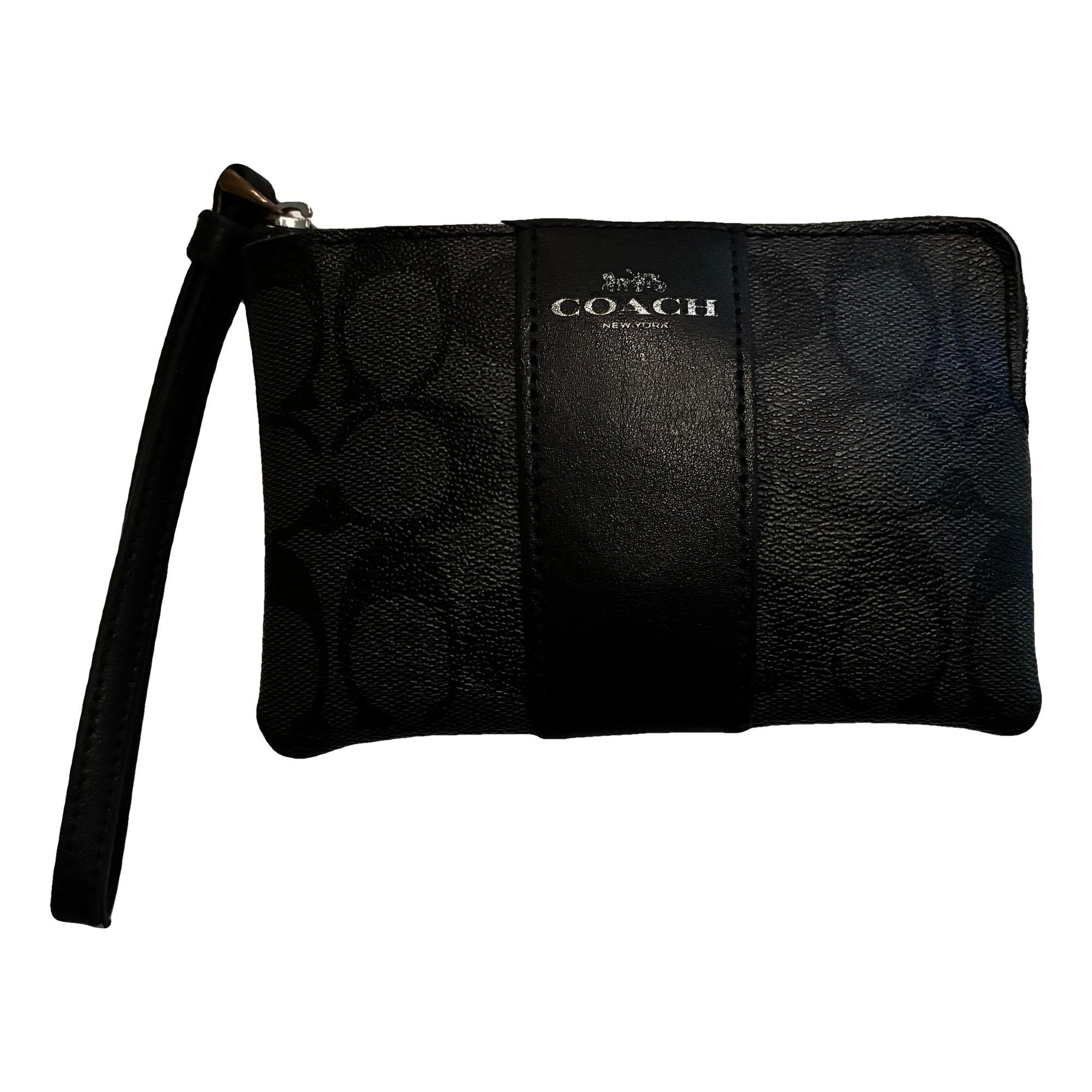 Vegan leather clutch bag