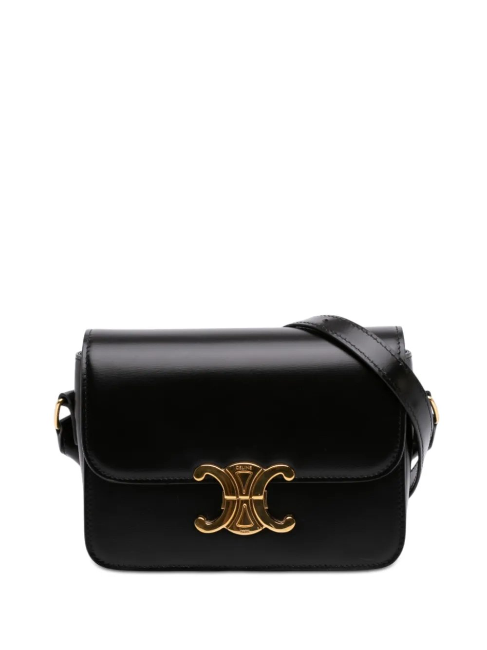 2023 Teen Shiny Calfskin Triomphe crossbody bag