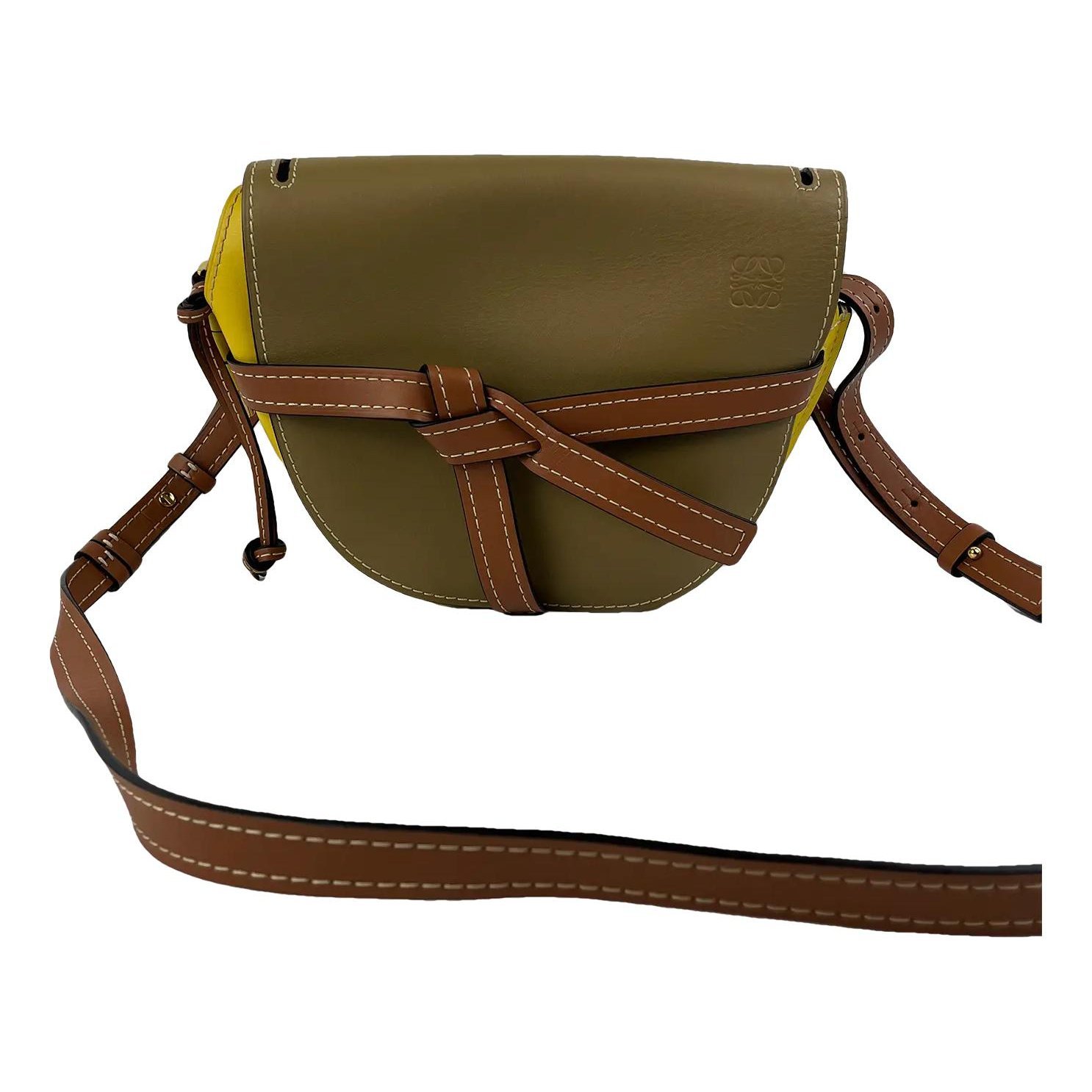 Gate leather crossbody bag