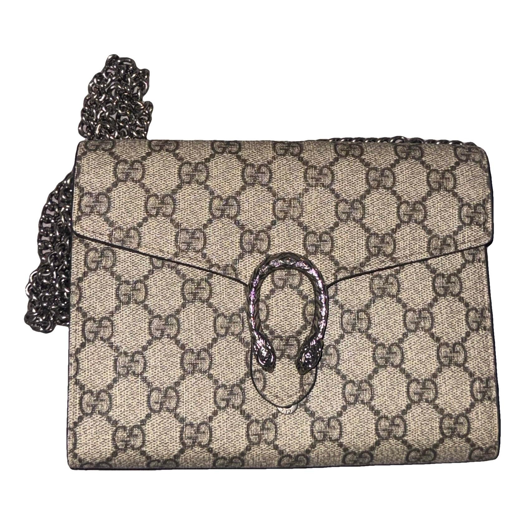 Dionysus Chain Wallet patent leather crossbody bag